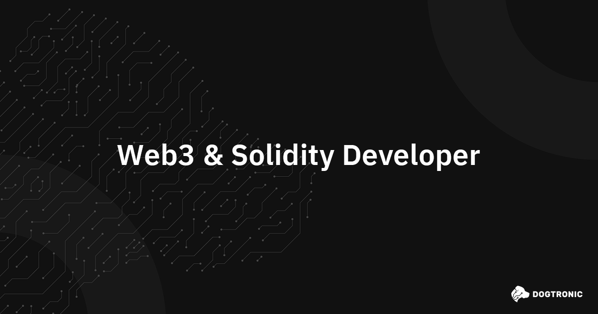 Web3 & Solidity Developer