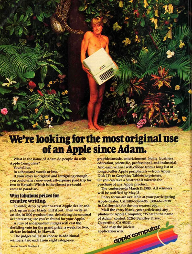 Original use of an Apple since Adam | Apple Computer Ad