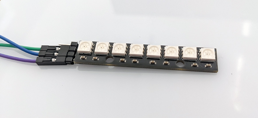 Moduł WS2812 z 8 diodami LED