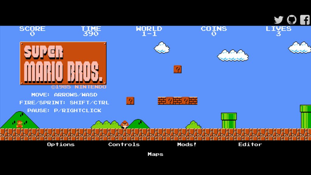 Super Mario Bross w AWS