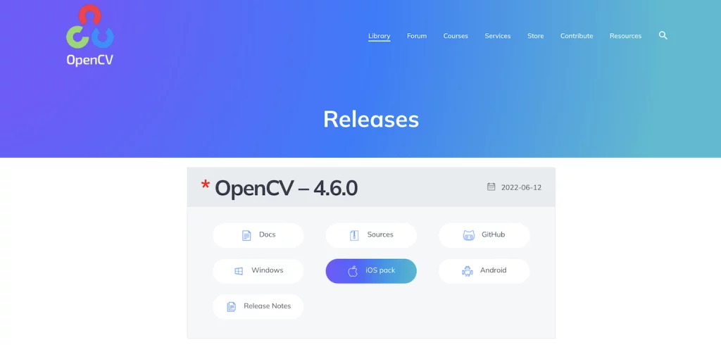 OpenCV w wersji dla iOS
